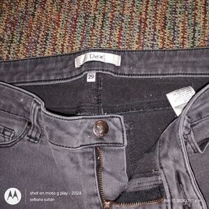 Dex Women's Charcoal High Rise Jeans